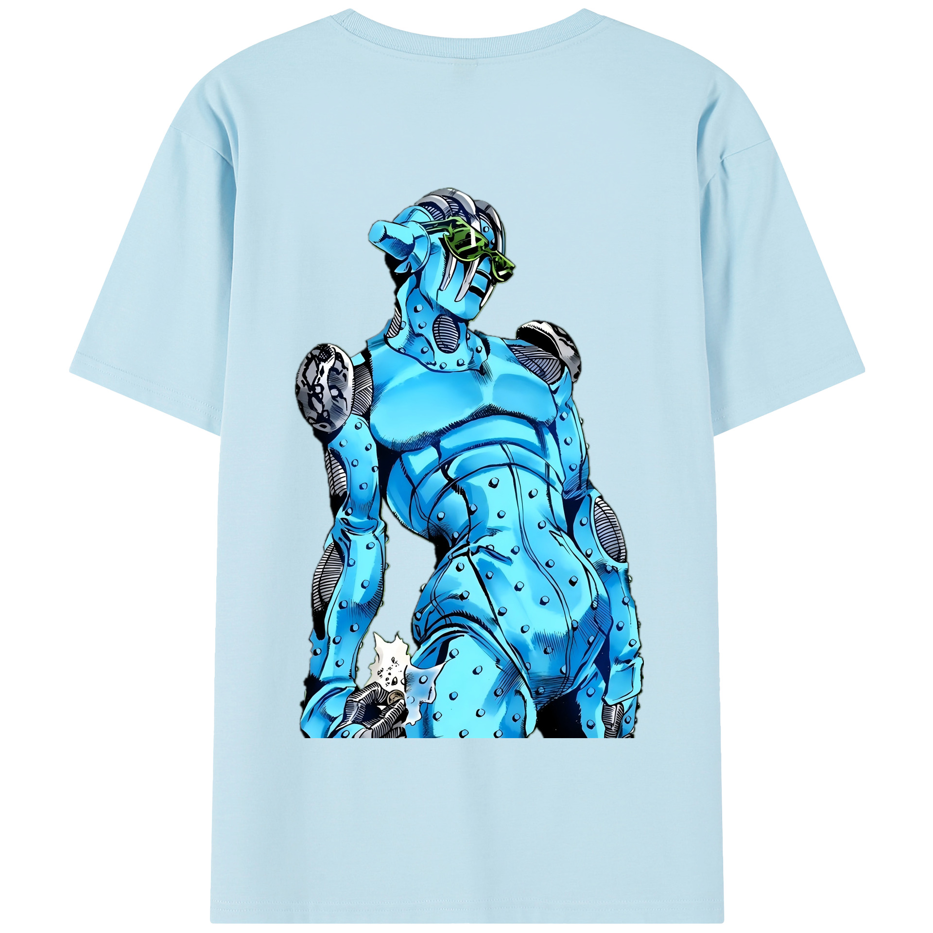 （画像用） ジョジョの奇妙な冒険 JoJo's Bizarre Adventure 綿100％半袖Tシャツ（背面プリント）